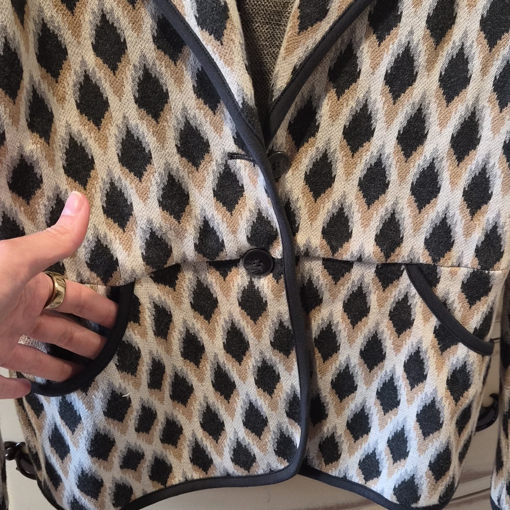 Pendleton Geometric Knit Blazer - Picture 3 of 5